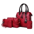 thumbnail image 1 of Bolso de mano de cuero jinwen Monedero del bolso de las mujeres rojo, 1 of 8