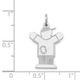 thumbnail image 5 of Auriga Fine Jewelry 14K White Gold Charm for Women (L-25 mm, W-15 mm), 5 of 5
