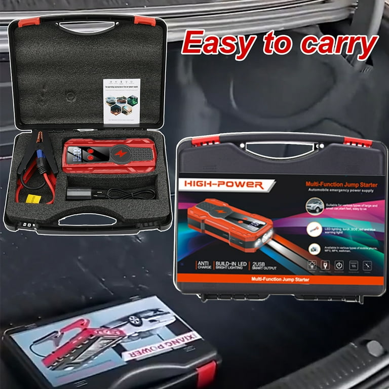 Eimolife Car Jump Starter, 5000A 99800mAh Battery Pack, QC3.0
