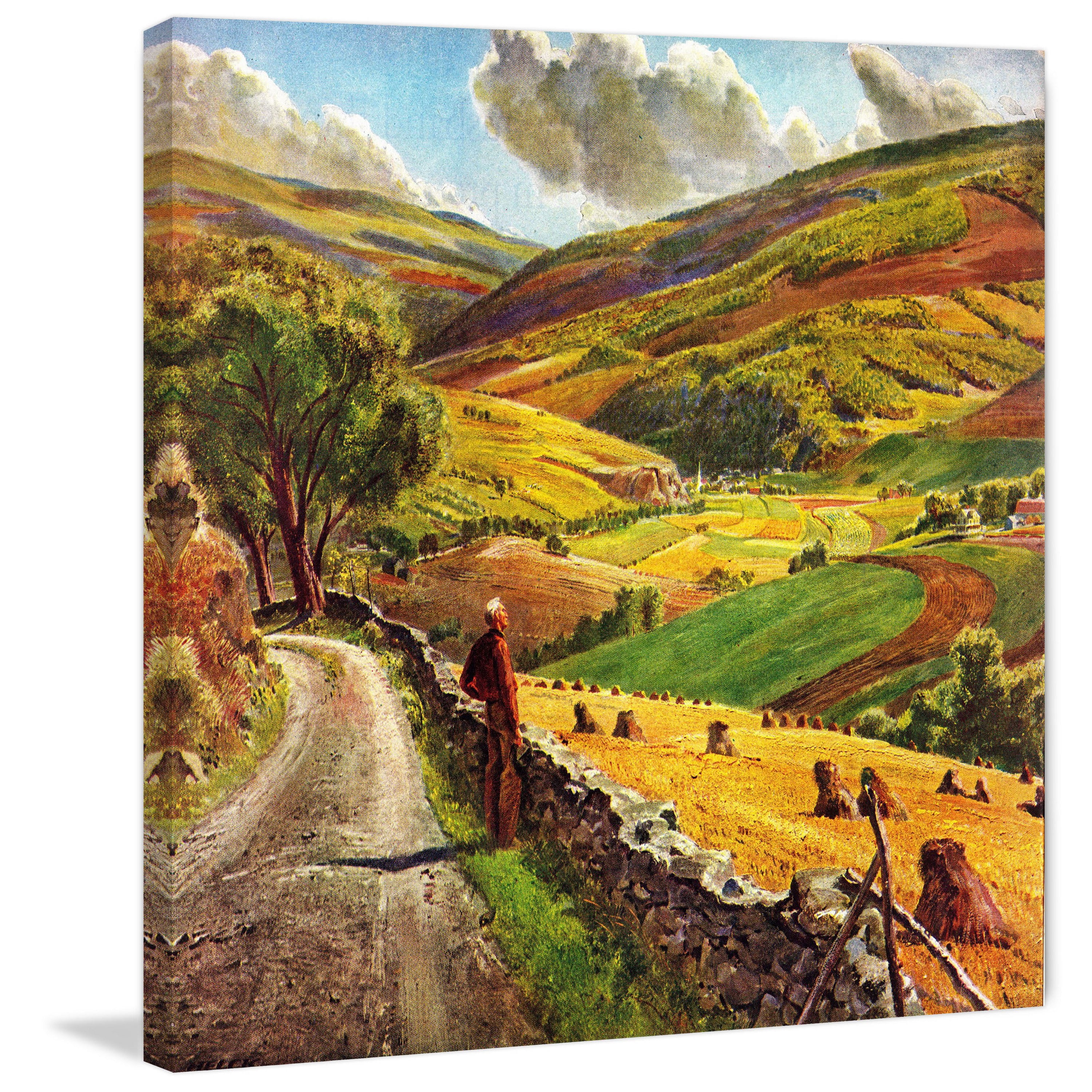 "My Country" Painting Print on Wrapped Canvas