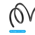 thumbnail image 3 of Borde Recorte Negro U Forma Borde Protector Goma con Acero Clips Acopla 1/ 64"-1/16" Borde 8.2 Pies/2.5 Metros Longitud Puerta Borde Guardias, 3 of 7