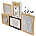 thumbnail image 4 of Northlight Wooden "Love" Wall Collage Photo Frame - 20.75" - Beige and Black, 4 of 9