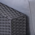 thumbnail image 6 of CorLiving Parksville Resin Wicker Rattan and Galvanized Steel Patio Sectional Corner Chair with Cushions, Sold Individually, Use to Expand an Outdoor Set, 6 of 8