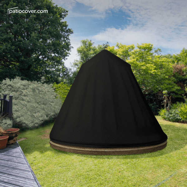 Patio Water Fountain Outdoor Large Outdoor Fountain Cover Heavy Duty Furniture 30 Inch