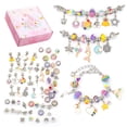thumbnail image 1 of Kit de fabricación de pulseras Joyas DIY Cuentas Colgantes Set Cumpleaños Navidad Dar gracias Regalo Artesanía Accesorio Suministros para manualidades Colorido yuarrent HA009248-06B, 1 of 6