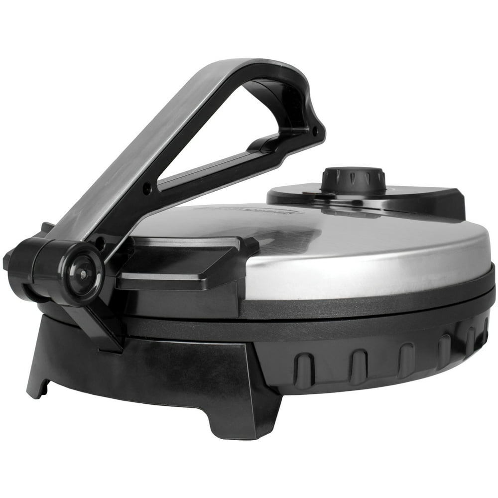 Brentwood TS129 Stainless Steel NonStick Electric Tortilla Maker, 12