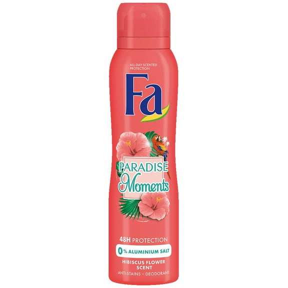FA Paradise Moments Spray Deodorant 150ml (Hibiscus Scent)