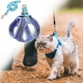 thumbnail image 1 of Juego de Arnés y correa para gatos Salvador Arnés de Chaleco Azul L, 1 of 10