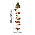 thumbnail image 3 of Clearance!Christmas Tree Glowing Christmas Door Hanger, Warm Lighted Vertical Holiday Hanging Decor with Festive Accents for Front Door Side, Entryway and Wall, 3 of 5