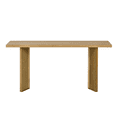 thumbnail image 4 of Hassch Narrow Console Table, 63" Entryway Table, Sofa Table for Hallway, Foyer, Living Room, Natural, 4 of 9