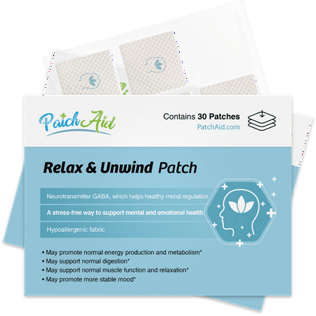 Relax & Unwind Patch by PatchAid Size: 1-Month Supply