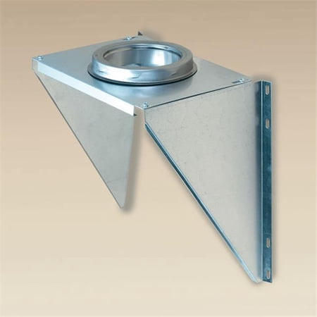Selkirk Corporation JSC6AWS 6 Inch Superpro Wall Support Galvanized (supports Tee And Vertical Pipe)