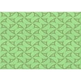 thumbnail image 1 of Ahgly Company Indoor Rectangle Patterned Green Snake Green Area Rugs, 8' x 10', 1 of 6