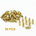 thumbnail image 5 of 50 Pieces M3 9+4mm Hex Standoff Spacer Male to Female Thread Brass Spacer Standoff Hexagonal Spacers Standoffs Screws Nuts for PC PCB Motherboard, 5 of 7