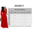 thumbnail image 6 of Spring and Summer Waist Cinching Elegant Solid Color Dress, 6 of 6
