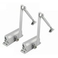 thumbnail image 2 of Ferme-porte automatique réglable et coupe-feu en argent, compatible avec les portes de 25 à 35 kg, 2 of 4
