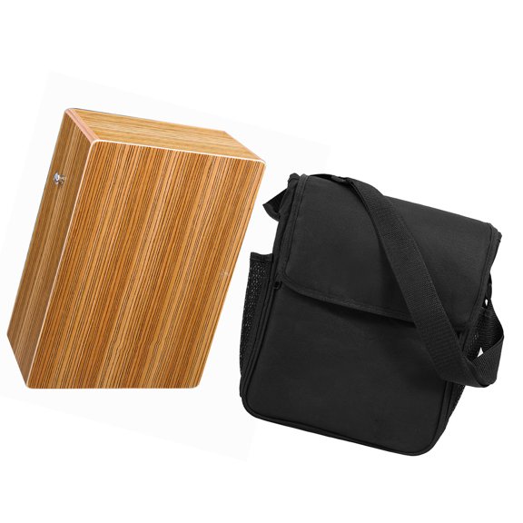Cajon Drum,Drum Portable Cajon Box - Flat Hand Drum Plat Main Drum Flat And Carry Percussion With Percussion Avec Drum Box Drum Flat Hand Carry 6588 Cajon Drum Includes Carry Drum Main Bois