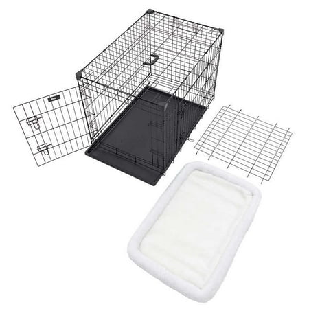 Lucky Dog 106 7 Cm 42 In Heavy Duty Double Door Dog Crate With