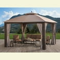 Sunjoy Replacement Canopy for Augusta Wicker Gazebo 10x12 Ft