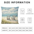 thumbnail image 5 of Creowell Fine Art Painting Fashion Style Dirt-Resistant Throw Pillow Covers for Couch Sofa Bed Living Room Bedroom Home Decor Summer Season Throw Pillow Cover 1PC 12x12in, 5 of 5