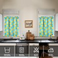 thumbnail image 4 of Kitchen Curtains 36 Inch Short - 3 Panel Set Lemon Print, Rod Pocket Window Curtains 100% Polyester, Cute Fruit Valance for Farmhouse, Cafe, Living Room, Bedroom, Easy Wash, 4 of 6