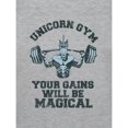thumbnail image 3 of Grindstore - Camiseta Sin Mangas Unicorn Gym Espalda de Nadador para Hombre (Gris), 3 of 3