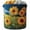 A, variant on AZXY Laundry Hamper, Sunflower Field 3D Quilted Portable Laundry Basket with Dual Side Reinforced Handles, Foldable Storage Bin for Bedroom, Closet and Vanity Area, Small Size