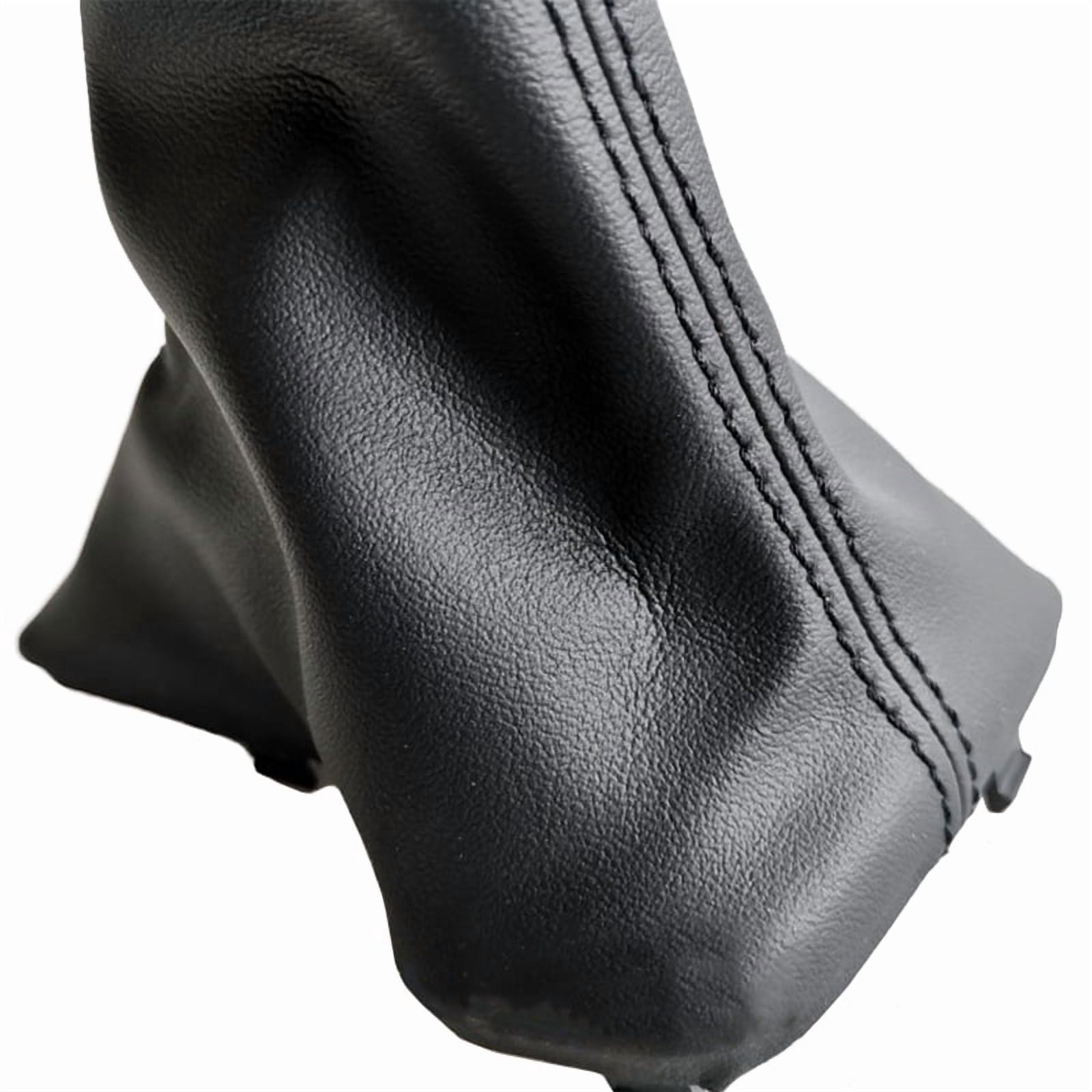 AT Leather Front Gear Shift Knob & Boot Cover Fit For Hyundai Elantra 2020 2019 2018 2017 2016 Automatic Transmission
