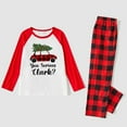 thumbnail image 4 of White And Red Christmas Truck Matching Pajamas, Christmas Vacation Family Pajamas, Two-pieces, Size NB-Men 6XL, 4 of 7
