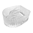 thumbnail image 2 of opvise Nail Soaking Bowl Transparent Textured Clean Fingertip Acrylic Soak Finger Manicure Bowl Women Accessories, 2 of 7