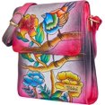 thumbnail image 3 of Sishka Hand-Painted Floral Elegance Crossbody Leather Bag, Stylish Shoulder Bag for Women, Perfect for Travel & Daily Use, 3 of 7