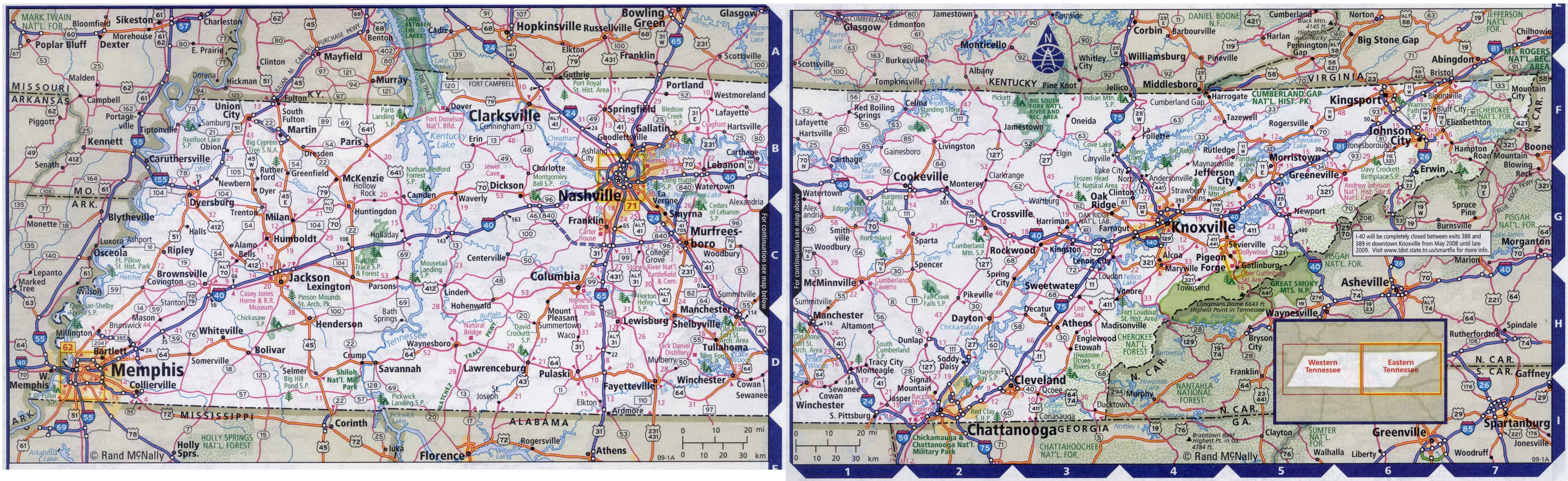 Laminated Map Large Detailed Roads And Highways Map Of Tennessee   6e6b6e11 B26e 4569 826d C747de87b329 2.b69c798c1e53e16466abc8e0f536437a 