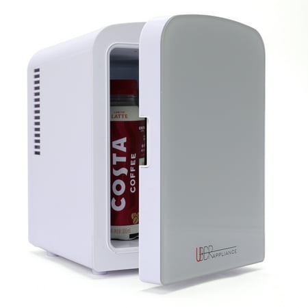 Uber Appliance Uber Chill 2.0 Dry Erase Personal Mini Fridge 4 Liter 6 Can - (White)