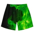 thumbnail image 6 of Cethrio Boys Athletic Shorts, Sports Casual Holiday Drawstring Summer Shorts Green Size 9-10 T, 6 of 6