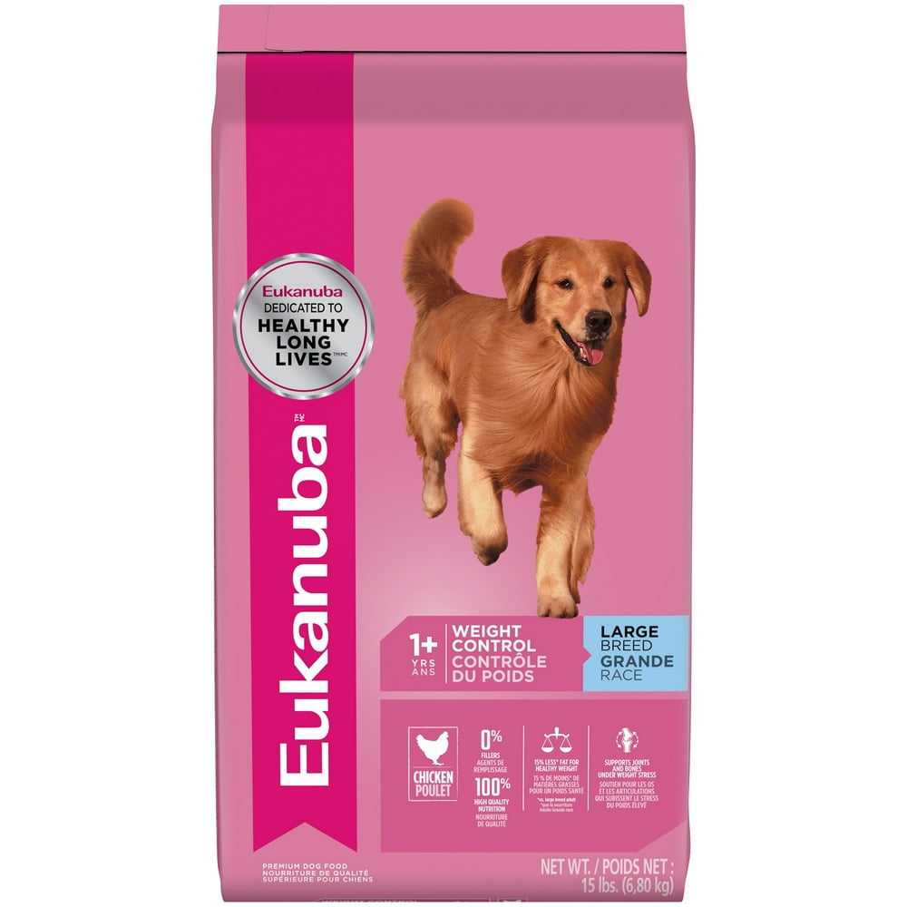 Eukanuba Large Breed Adult Weight Control Dry Dog Food, 15 lb Walmart