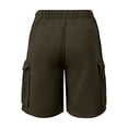 thumbnail image 6 of RUTAYY Women's Cargo Shorts Solid Color Casual Streetwear Baggy with Utility Pockets High Waist Loose Fit Denim Bottom Classic Versatile Shorts, 6 of 6