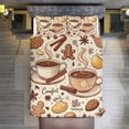 thumbnail image 5 of Comfort Cozy Coffee Bedding Set Duvet Cover Couple Bedclothes Pillowcase Customized Home Textiles Bed Set for Twin Size, 5 of 6