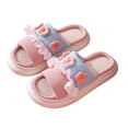thumbnail image 2 of Womens Slides Sandals Soft Thick Sole Non-Slip Pillow Sandals Slippers for Women, A Pair Of Lazy Slippers Curly Cozy Flat Slide Slippers Comfy Soft Non-Slip House Shoes Indoor And Outdoor Pink, 2 of 6