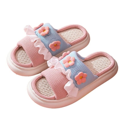 

Fesfesfes Trendy Shoes for Women Slippers For Women A Pair Of Lazy Slippers Curly Cozy Flat Slide Slippers Comfy Soft Non-Slip House Shoes Indoor And Outdoor Warm Gift 7.5(40)