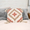 thumbnail image 4 of Sol Living Decorative Pillows 2-Pack Throw Pillows Couch Pillows Bedroom Throw Pillows Bed Macrame Decor Pillows Lumbar Pillow Cushion Decorative Sofa Pillow Living Room, 18 x 18 inches, White and Tan, 4 of 5