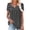 Black, variant on hoksml Tops Women's Summer Tunic Round Neck Printed T-Shirts Casual Short Sleeve Blouse Pleated Tops With Ruffle Hem Black XXXXXL