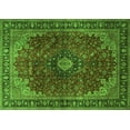 thumbnail image 1 of Ahgly Company Indoor Rectangle Medallion Green Traditional Area Rugs, 3' x 5', 1 of 1