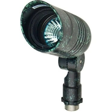 Cast Aluminum Directional Spot Light with Hood, Verde Green