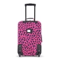 thumbnail image 4 of Rockland Fashion Softside Upright Luggage Set, Magenta Leopard, 2-Piece (14/19), 4 of 5