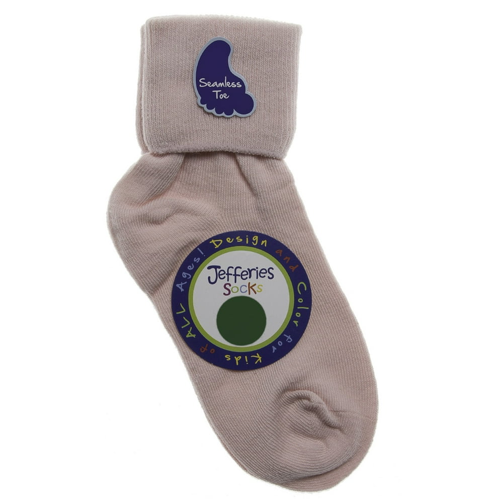 Jefferies Socks 6 Pairs Jefferies Girl’s Turn Cuff Children Socks Set