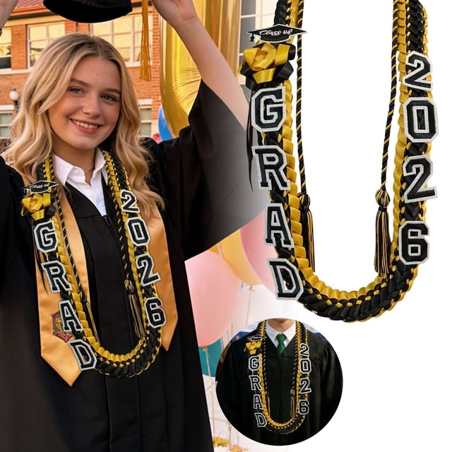 BotaniNest Double Layer Graduation Ribbon Ribbon Belt Honorary Rope Hand Woven Graduation Ribbon Graduation Sash Graduates' Commemorative