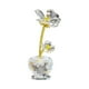 thumbnail image 3 of Xihbxyly Adorno de Hierba de Cristal, Pieza Decorativa de Regalo de Vidrio, Accesorio Único para El Escritorio Del Hogar, Elegante Luz Led, Amuleto de La Suerte para Amigos, Regalo para Ocasiones Esp, 3 of 7