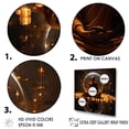 thumbnail image 3 of Designart "Illuminated Awakening I" Buddhism Picture Framed Canvas Prints, 3 of 5