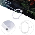 thumbnail image 4 of Tropical Plants Waterproof Shower Curtain Sets with Hook, Printed Design for Bathroom Decoration, 4 of 6