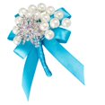 thumbnail image 1 of Artificiales Boutonniere Novios Ramilletes De Flores Nupciales Suministros Macarena Ramillete de ramo de novia, 1 of 8